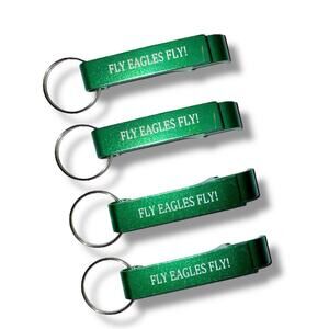 Philadelphia Eagles Keychain Bottle Opener Set of 4